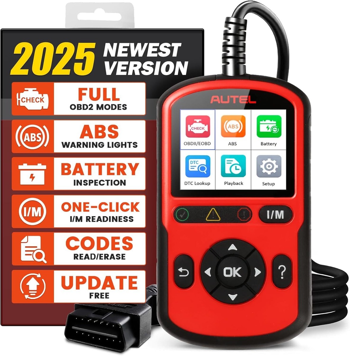 Autel OBD2 Scanner AutoLink AL549 Check Engine Light Code Reader
