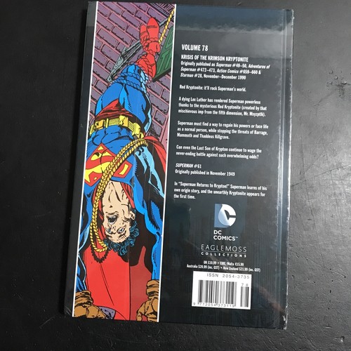 DC Comic graphic novel collection 78 SUPERMAN KRISIS OF THE KRIMSON