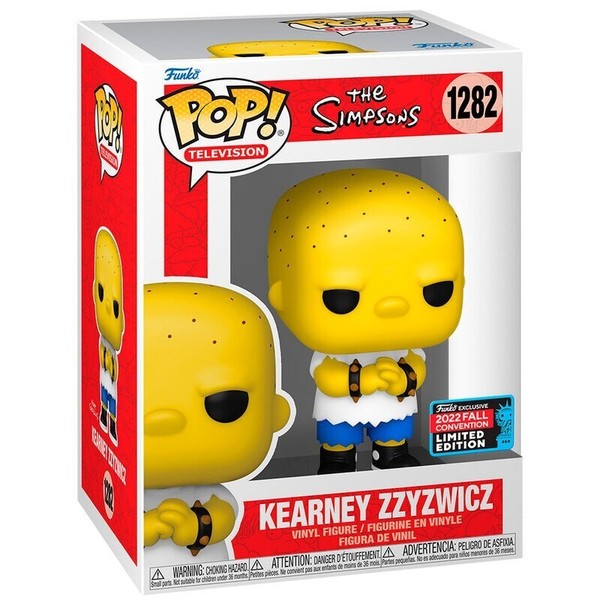 Funko Pop - Kearney Zzyzwicz 1282 ☆ 2022 Fall Convention ☆ The Simpsons ☆ New-image