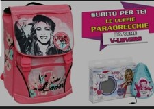 Zaino estensibile Violetta con cuffie