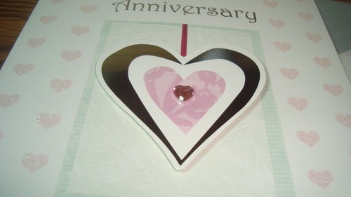 WEDDING Greeting Card " Anniversary Wishes " + 1947 UK British Lucky SIXPENCE - Picture 8 of 8