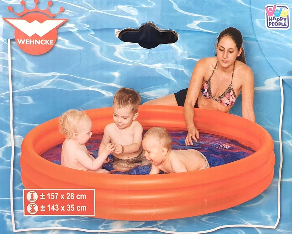 WEHNCKE / Happy People Kleinkind Planschbecken Pool ca. Ø 157 cm