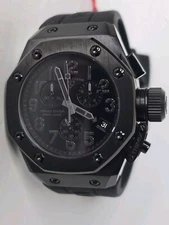 Swiss Legend Men's Trimix Quartz Chronograph Watch Black 44mm