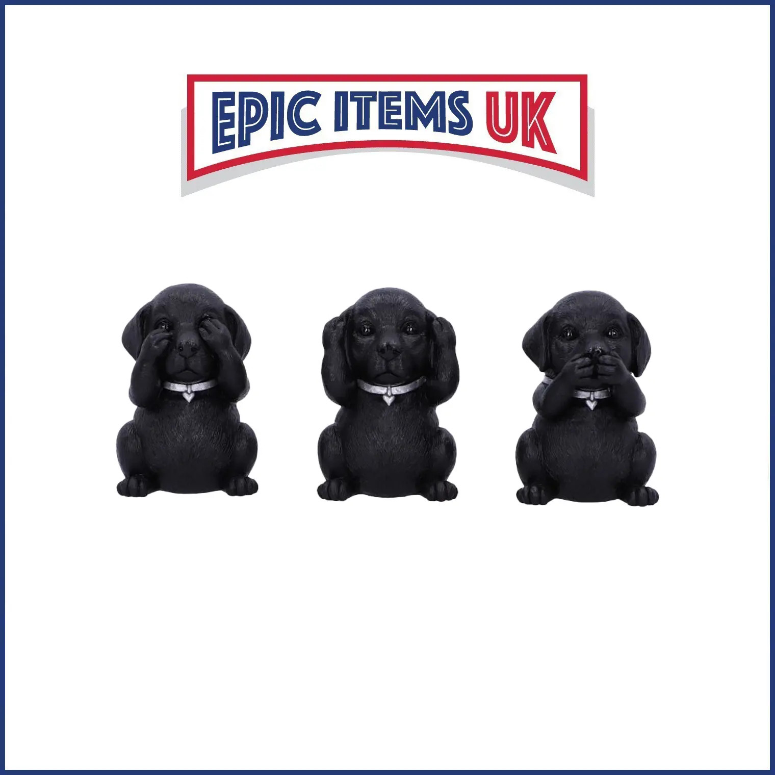 Nemesis Now Three Wise Labradors 8.5cm - IN STOCK