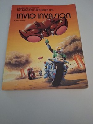 Robotech RPG Book Five: INVID INVASION (Softcover, 1st Printing 1988) Palladium