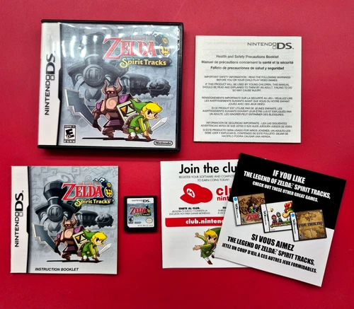 The Legend of Zelda: Spirit Tracks Nintendo DS w/ Manual & Inserts