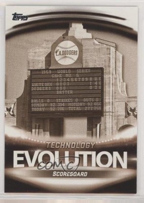 2019 Topps Evolution Of: Technology Jumbotron Scoreboard #ET-2 qt1