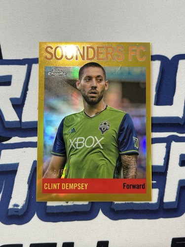 Clint Dempsey [Gold Refractor] #64T-1 2024 Topps Chrome MLS 1964 Football card