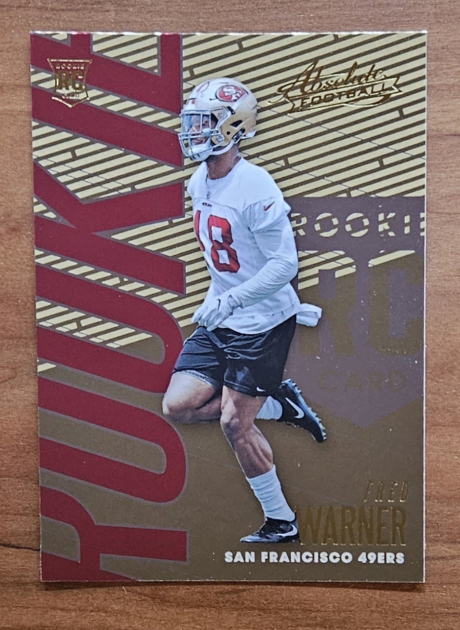 2018 Panini Absolute Football Fred Warner #119 Rookie RC