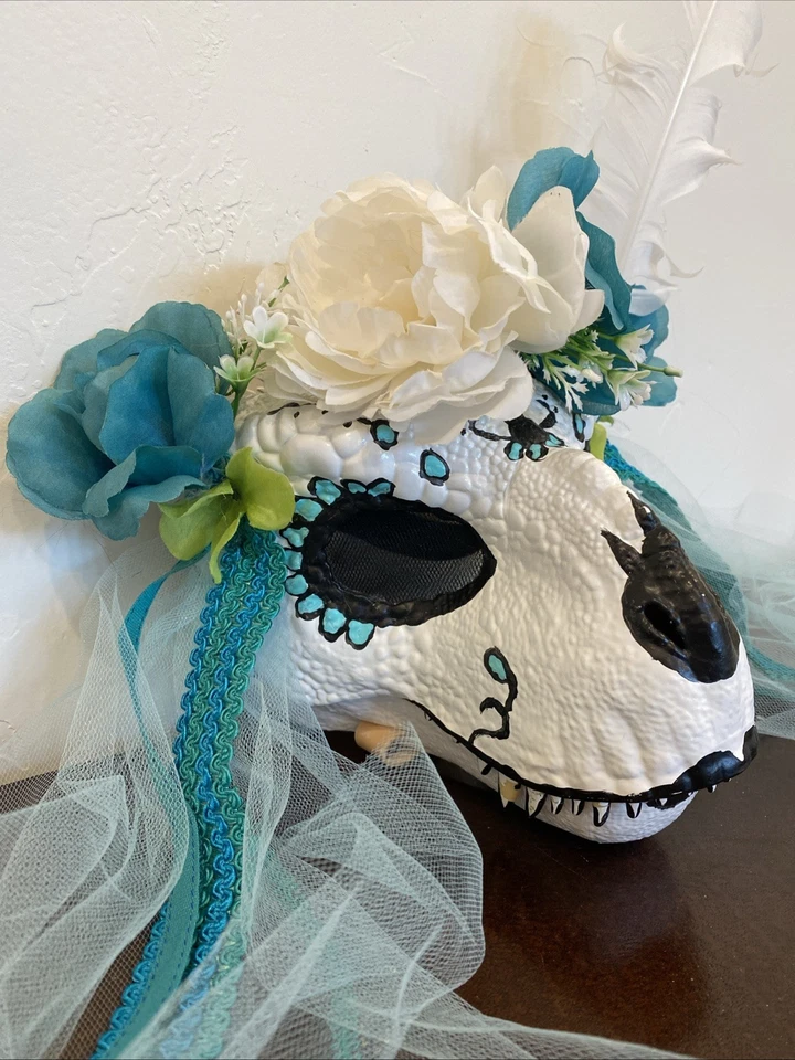 Day Of The Dead Dino Mask Fursuit - Image 4 of 4