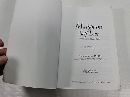 Malignant Self-love: Narcissism Revisited By Sam Vaknin - Picture 7 of 8