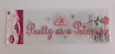 Disney Pretty As A Princess Scrapbook Title Stickers EK Success Large Version 