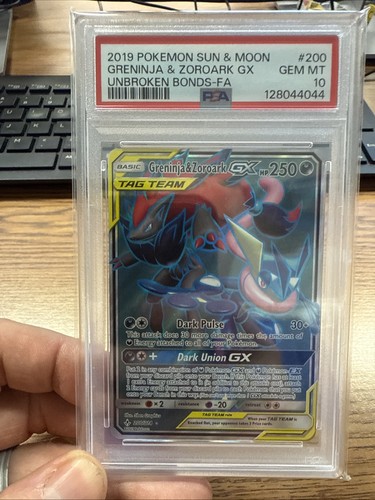 Greninja & Zoroark-GX graded PSA 10 for sale on eBay