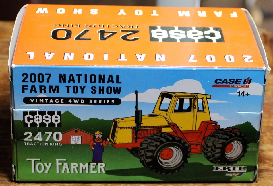 ERTL CASE 2470 4WD TRACTOR 1/64 Scale 2007 NATIONAL FARM TOY SHOW  - M.I.B. - Image 4 of 4