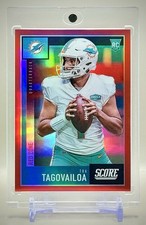 Tua Tagovailoa 2020 Panini Chronicles Score Rookie #442 RED PRIZM RC #/20 SSP
