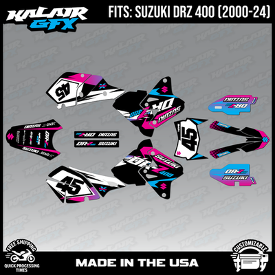 Graphics kit for Suzuki DRZ400 SM, S and E (2000-2024) Division