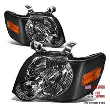 Smoked Amber Headlight Assembly, Driver and Passenger Side, Smoked amber