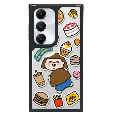 Samsung Galaxy A14 4G/5G Full Case Kreatives Kunstmotiv Greedy Kid B