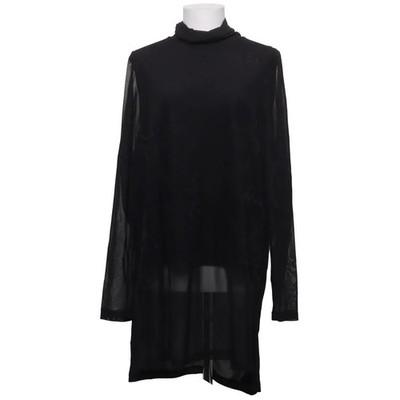 Zizzi, Rollkragenpullover, Größe: M, Schwarz, Blumen, Mesh, Damen #iyA