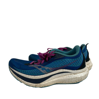 Saucony Endorphin Speed 2 Shoes Womens Size 7 Blue Pink Running