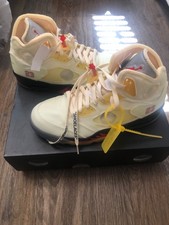 Size 9.5 - Jordan 5 SP x Off-White Mid Sail