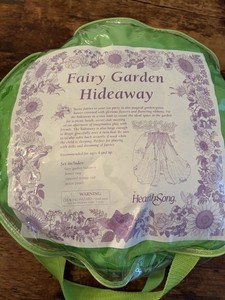 Hearthsong Fairy Garden Hideaway Flowers Netting Canopy