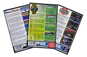 Sega Saturn Games x 3 Worldwide Soccer 97, Virtua Fighter, Sega Rally - PAL VGC