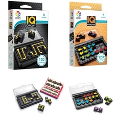 SmartGames IQ Circuit Bundle | Brain Teasers for Ages 7+ | Puzzle Games Gift