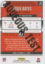 Jessie Bates 2018 Donruss Aqueous Test SSP SHORTPRINT Rookie RC Bengals