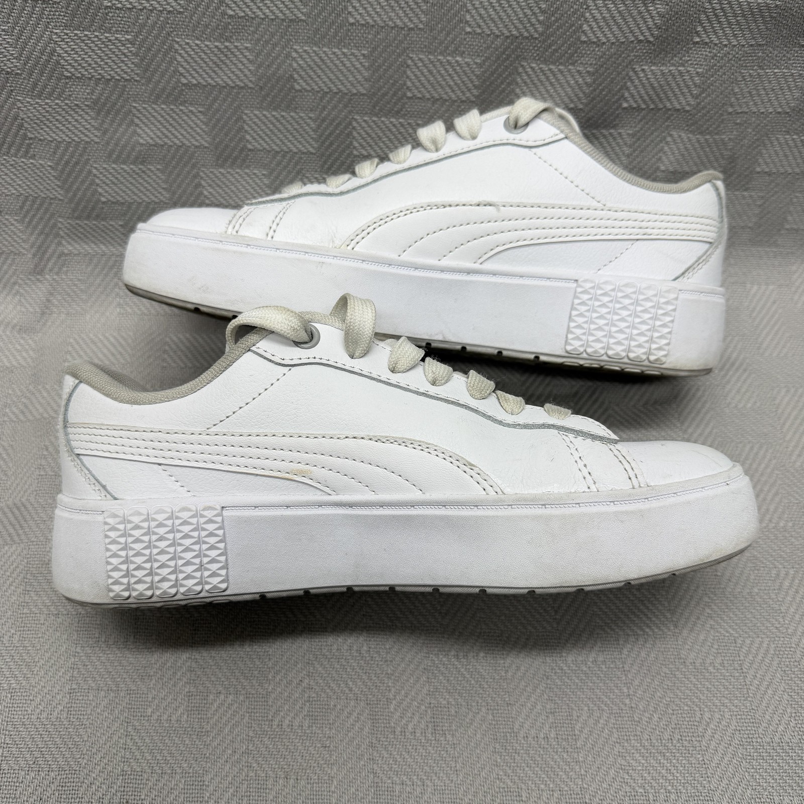 Puma Shoes Womens Size 7 White SoftFoam+ Low Top Platform Sneakers 394006-01 thumbnail 7