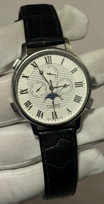 Charmex of Switzerland Habsburg Moonphase Complete Calendar Mens Watch 3065