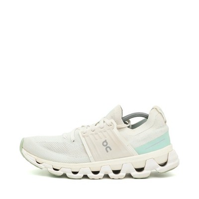 On Damen Cloudstratus Sneaker Weiß/Mint Mesh Low-Top ämpfend Laufschuh EU 40.5