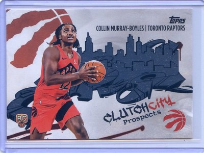 2025-26 Topps Clutch City Prospects #CC-9 Collin Murray-Boyles, Toronto Raptors