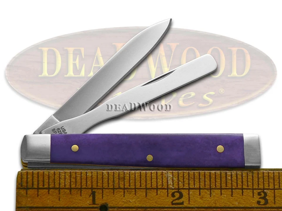 Cuchillo de bolsillo Case xx Cuchillos Baby Doc hueso ultra violeta 12508 acero inoxidable 1/500 Foto 3 de 4