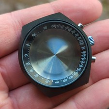 Valjoux 7733 Chronograph PVD Black Watch Case...