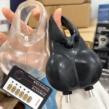 E-Stim Shock Ballstretcher Hodensack Hodenring Potenzring Penis Ring Erection DE