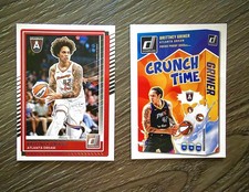 2025 Panini WNBA Donruss 2 Card Lot Brittney Griner Atlanta Dream Press Proof