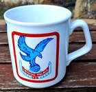 CRYSTAL PALACE FC : 1992/93 COFFEE MUG: SUPERB VINTAGE & ORIGINAL ITEM LOOK !!!