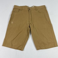Carhartt Shorts Mens 38 Brown Rugged Flex Relaxed Fit Canvas Work Shorts