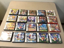 Nintendo DS Game Case Only Lot of 20 Mario Bros Mariokart Zelda Pack Man 3DS
