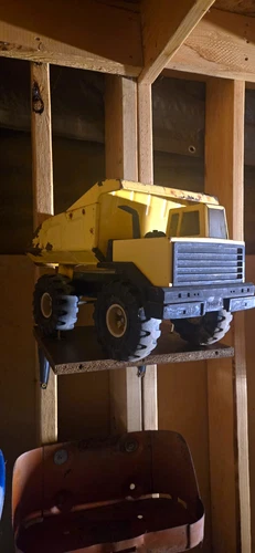 Tonka Yellow & Black Dump Truck Construction Vehicle Toy w/ Large Tires