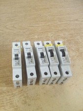 Lot Of 5 Siemens 5SX21  1-Pole Circuit Breaker 230/409V *FREE SHIPPING*
