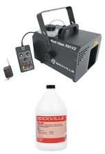 Rockville Rockhaze 700 Cfm Dmx Water Based Djclub Haze Machinegallon Fluid
