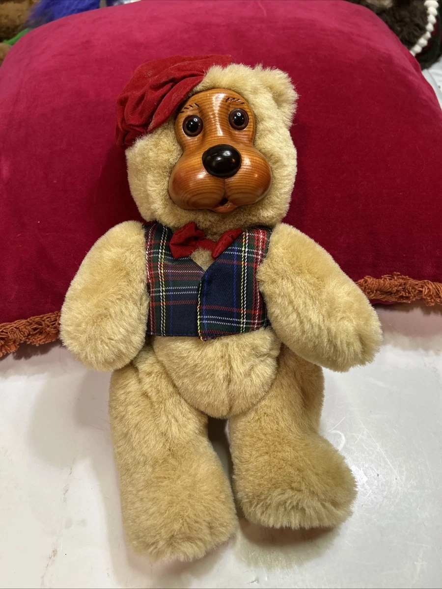 Wooden Face Bear In Raikes Teddy Bears for sale | eBay