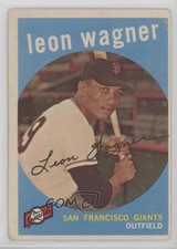 1959 Topps Leon Wagner (White Back) #257 16ez