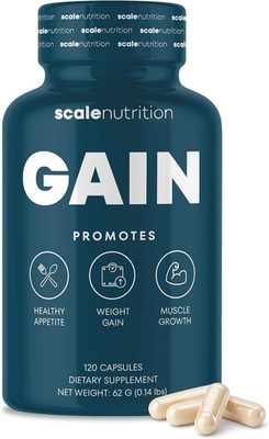 Gain Appetite Booster Capsules for Adults, Weight Gainer Support for Men and Wom