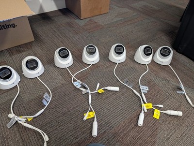 Quantity 1 IPEL-E80F-IRW2 8MP IP Indoor/Outdoor Mid-Size Eyeball Dome PoE Camera