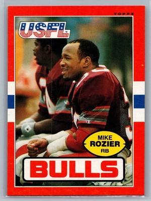 1985 Topps USFL - Mike Rozier #55 (RC) - NM
