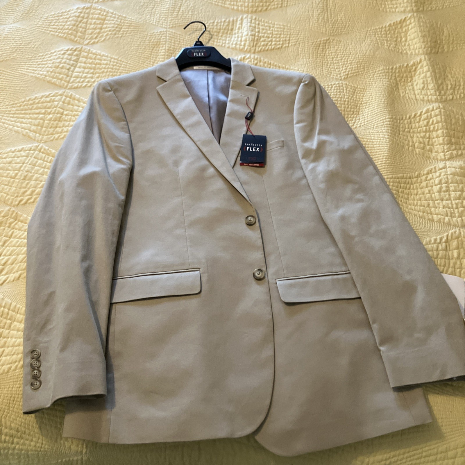 Van Heusen Flex Slim Suit Men 44L Suit Jacket + Pants