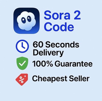 Sora 2 Invite Code - UNDER 30 SECOND GUARANTEED DELIVERY | eBay